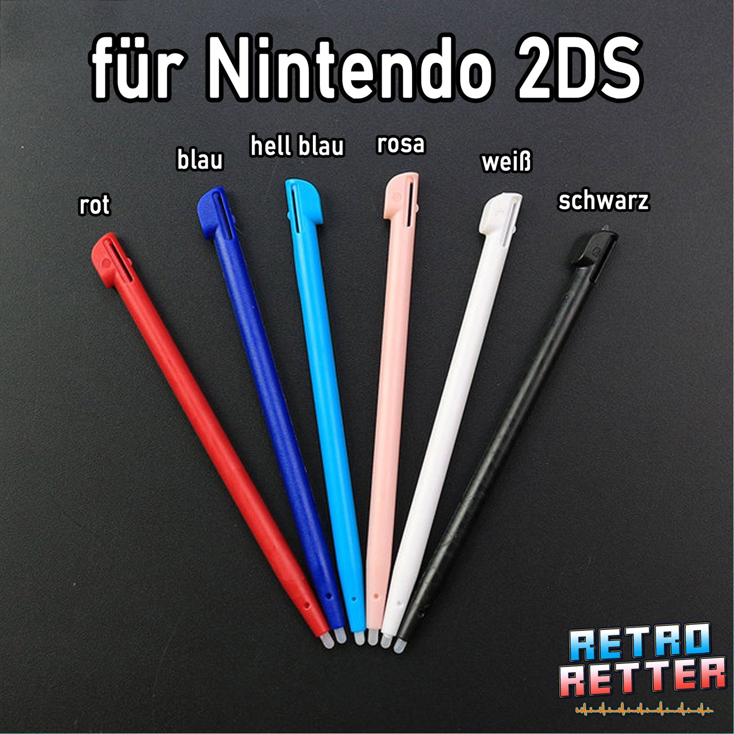 Ersatz Eingabestifte für alle Nintendo Handhelds - Alle Modelle & Farben -