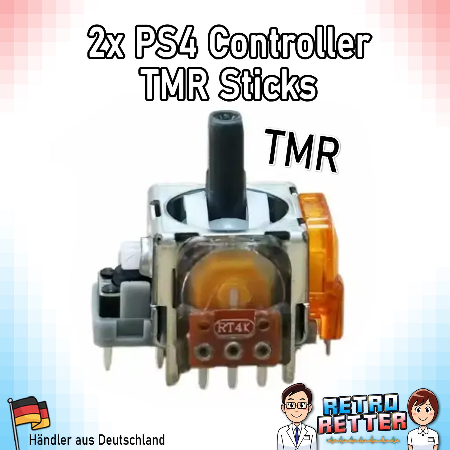 2x TMR Sticks für PS4 DualShock Controller