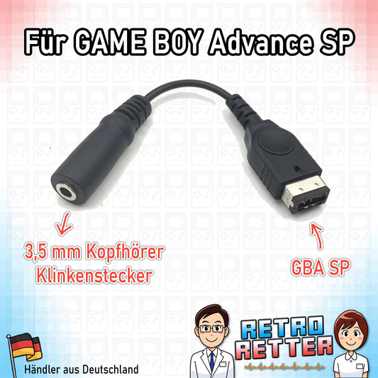 3,5mm Kopfhörer Anschluss Adapter für Game Boy Advance