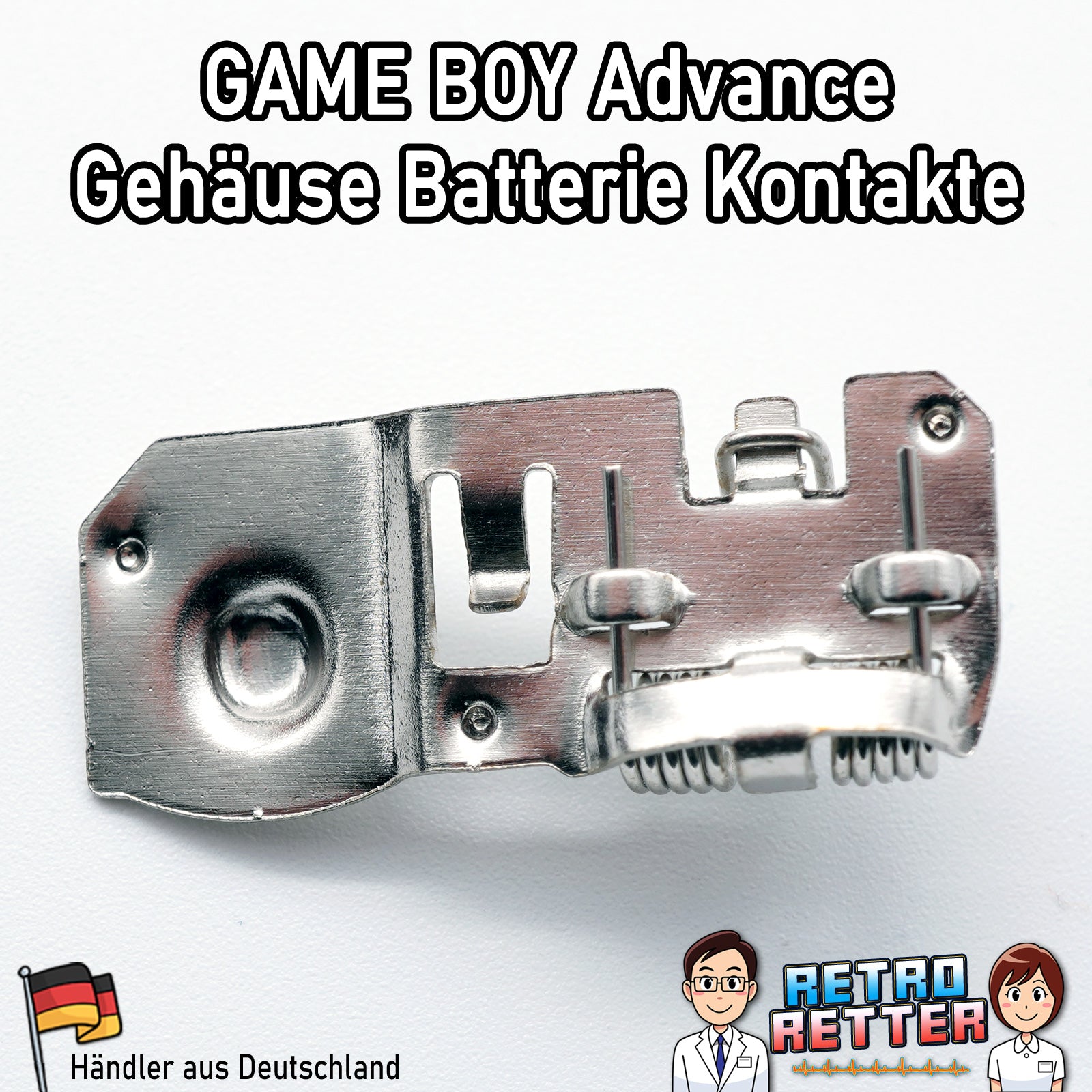 Batteriekontakt mit Feder für den GAME BOY Advance (GBA)