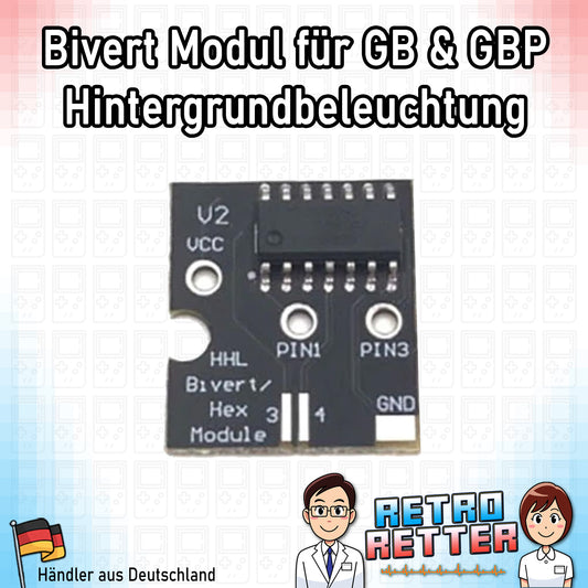 Bivert Modul für GAME BOY Classic & GAME BOY Pocket Hintergrundbeleuchtung