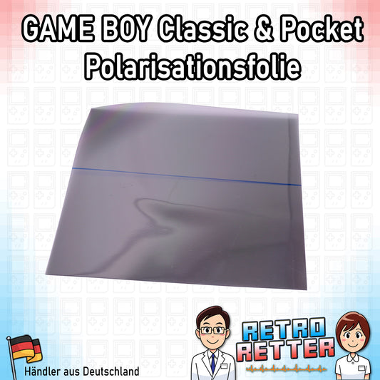 Polarisationsfolie für GAME BOY Classic oder Pocket Display