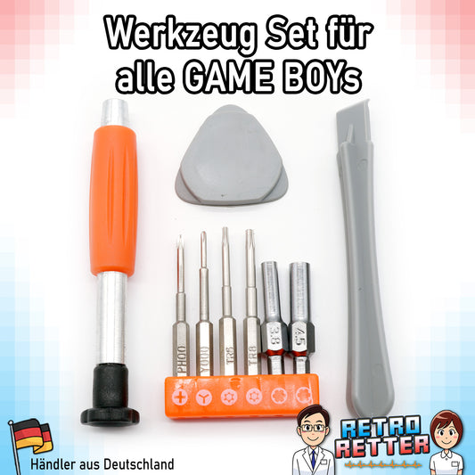 GAME BOY Reparatur Werkzeug Set - GB Classic, GBP, GBC, GBU -