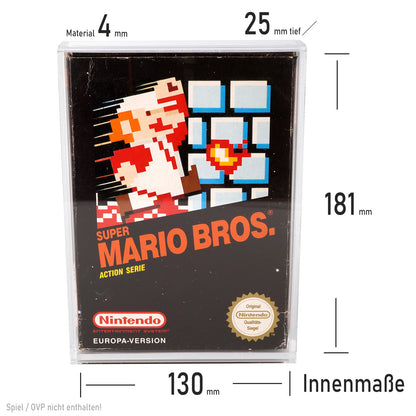 Acryl Case für Nintendo NES Spiele OVP