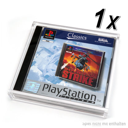 Acryl Case für Sony PS1 Spiele OVP