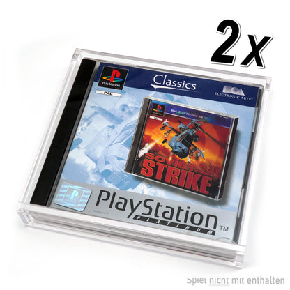 Acryl Case für Sony PS1 Spiele OVP