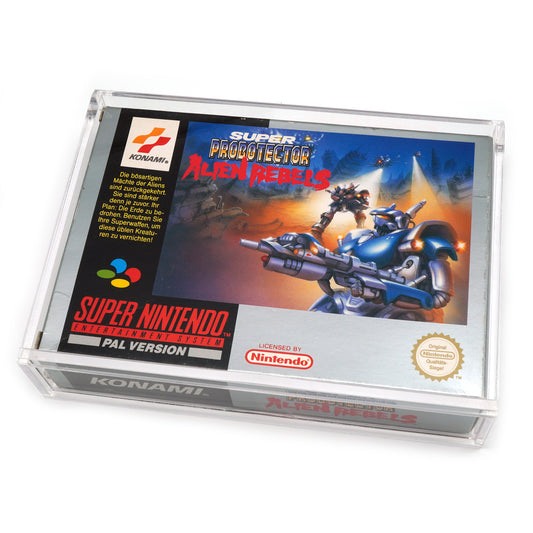 Acryl Case für Super Nintendo (SNES) Spiele OVP