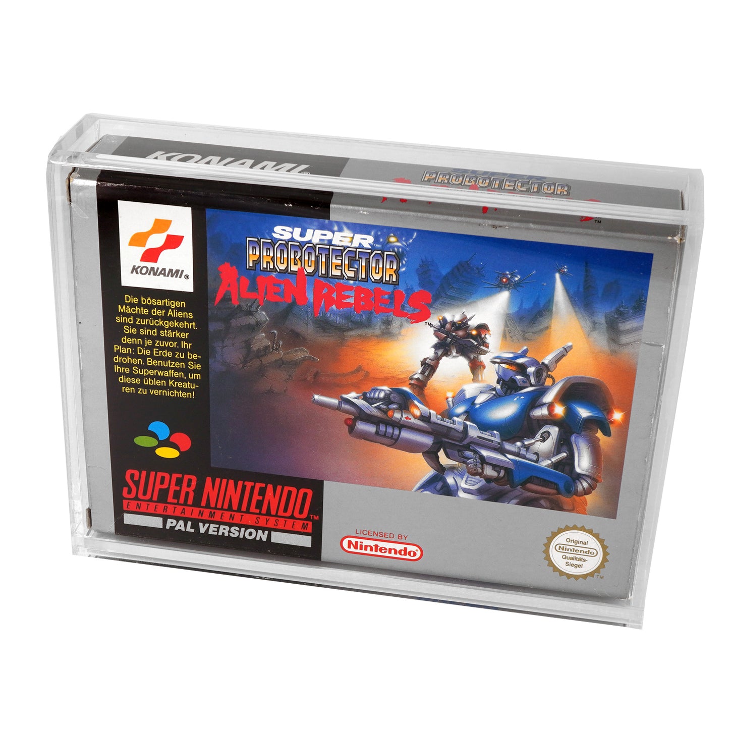 Acryl Case für Super Nintendo (SNES) Spiele OVP