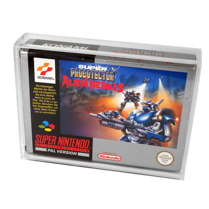 Acryl Case für Super Nintendo (SNES) Spiele OVP