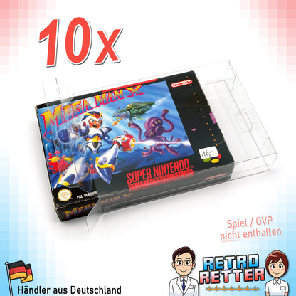 Super Nintendo Spiele OVP Schutzhüllen