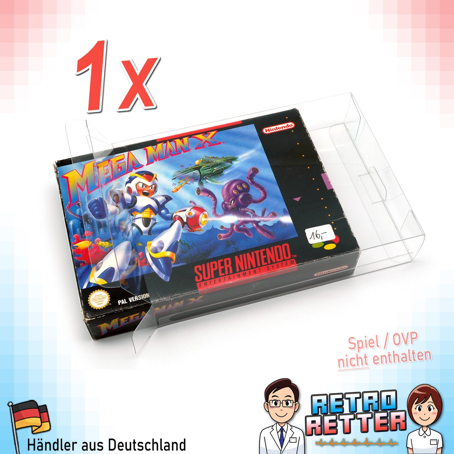 Super Nintendo Spiele OVP Schutzhüllen