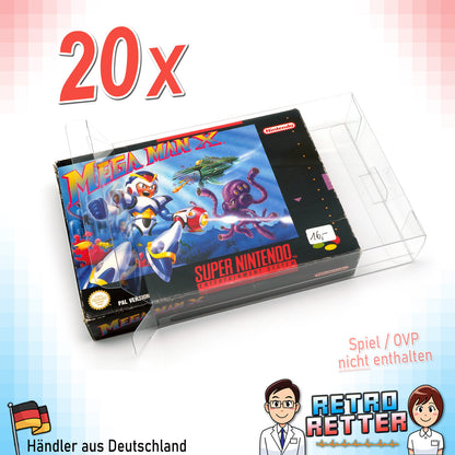 Super Nintendo Spiele OVP Schutzhüllen