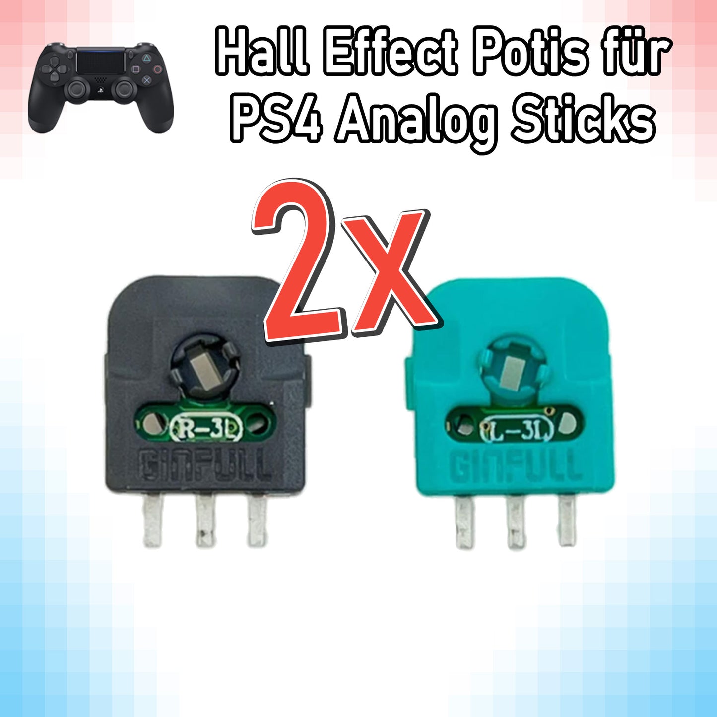 PS4 Hall Effect Potentiometer