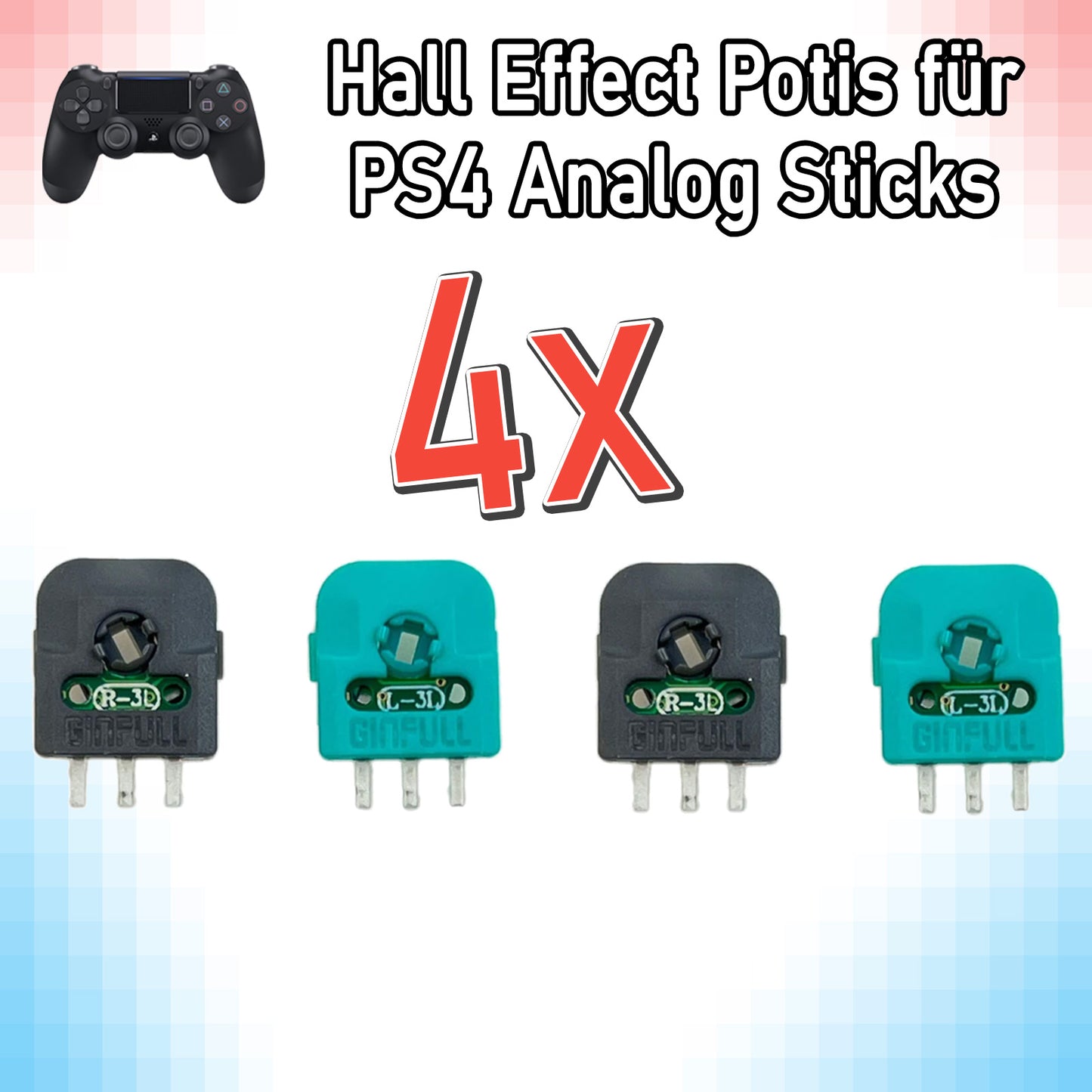 PS4 Hall Effect Potentiometer