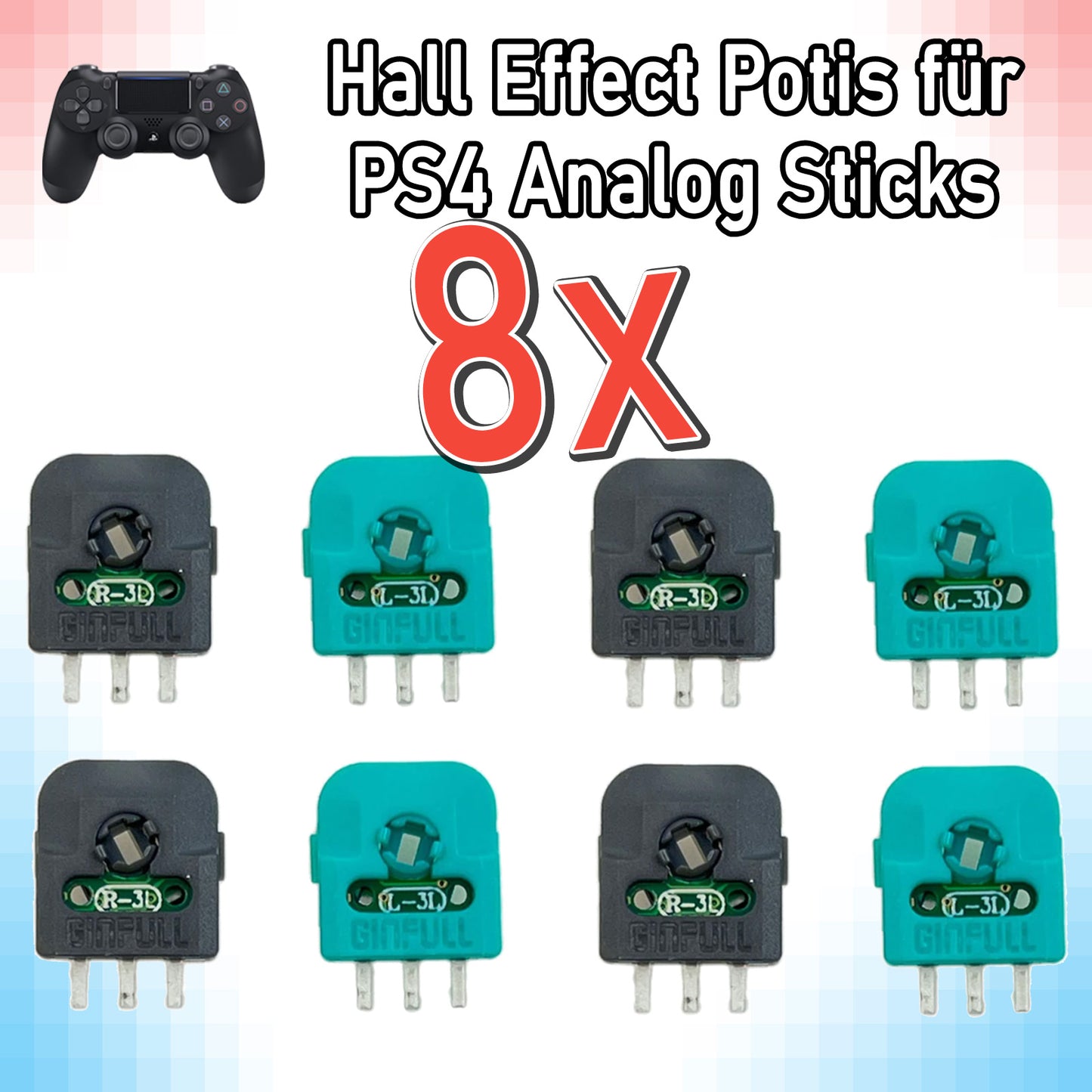 PS4 Hall Effect Potentiometer