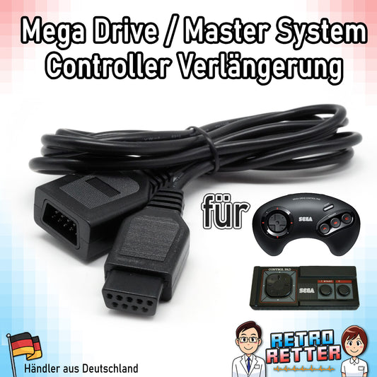 1,8m Mega Drive / Master System Controller Verlängerung