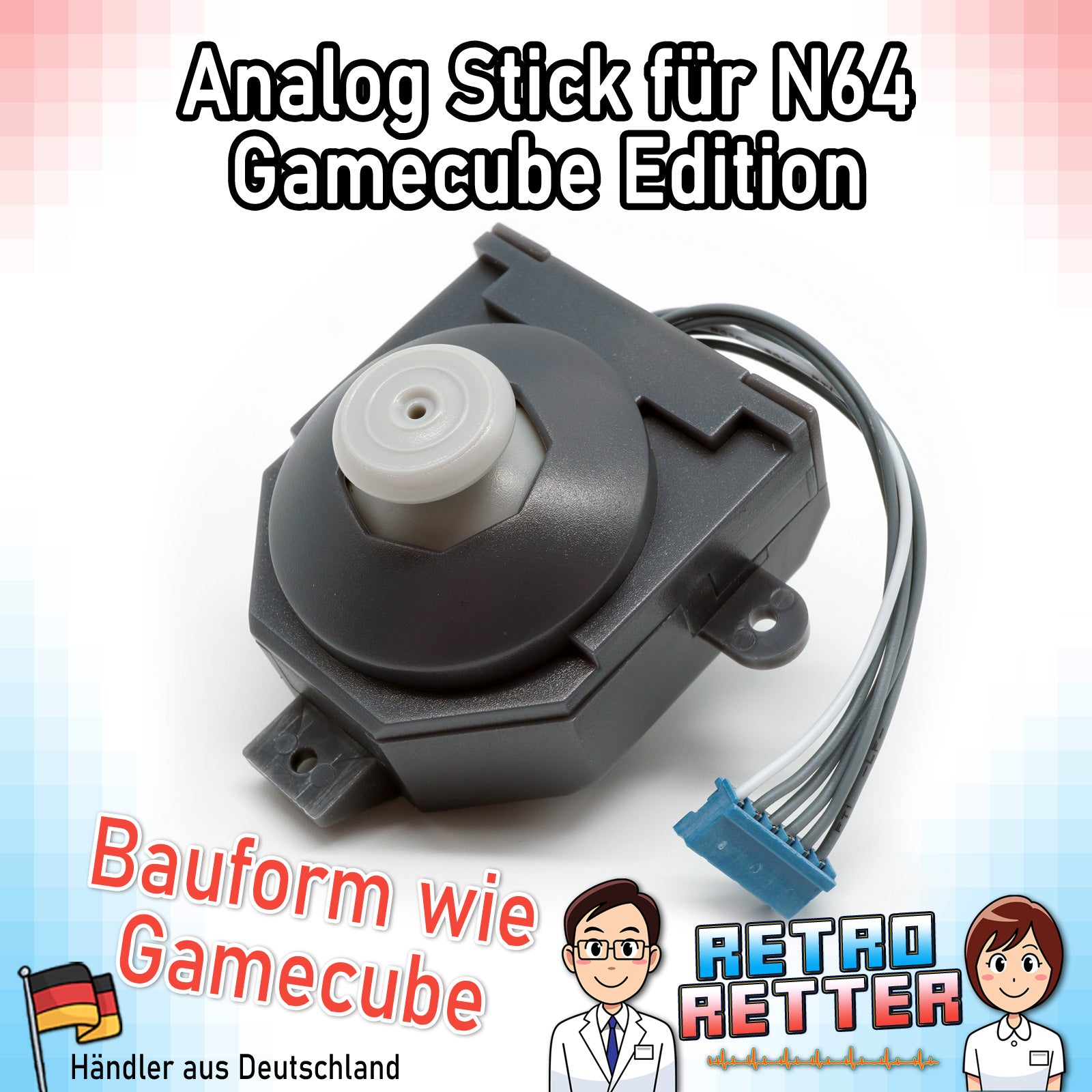 Premium Analog-Stick Modul für N64 Controller - Original Bauweise -