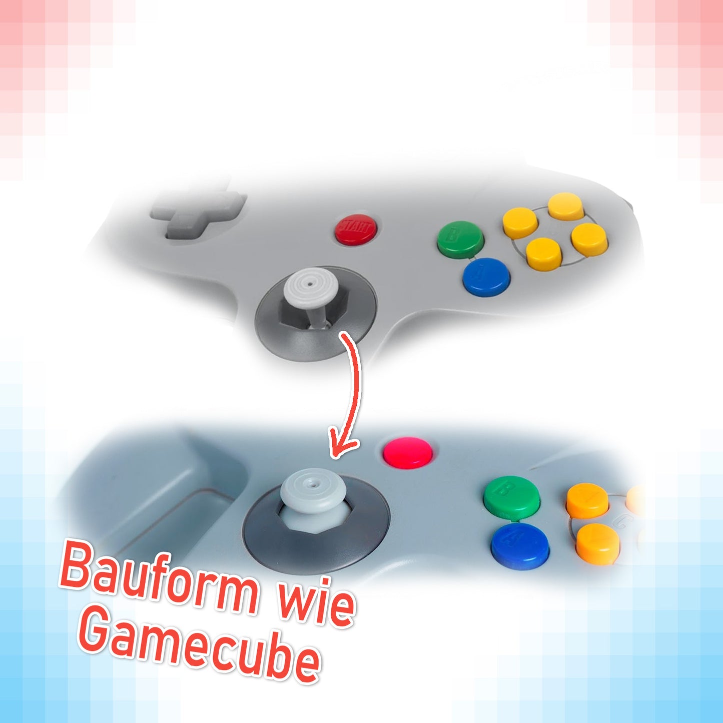 Premium Analog-Stick Modul für N64 Controller - Original Bauweise -