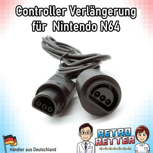 1,8m Controller Verlängerungskabel für Nintendo 64