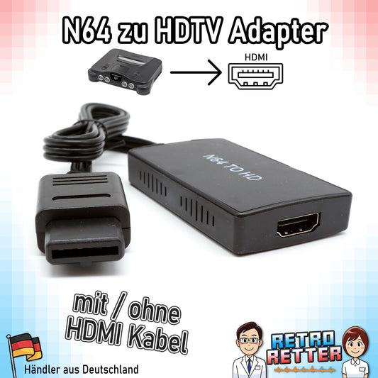 N64 zu HD TV Adapter & HDMI Kabel