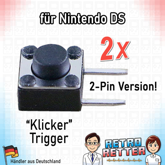 2x Klicker Schultertasten Trigger für Nintendo DS