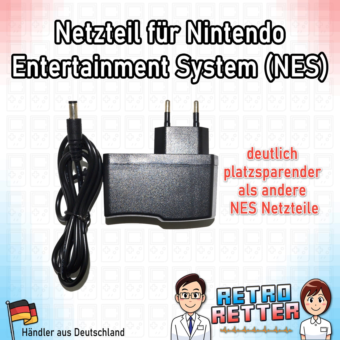 Netzteil für das Nintendo Entertainment System (NES)