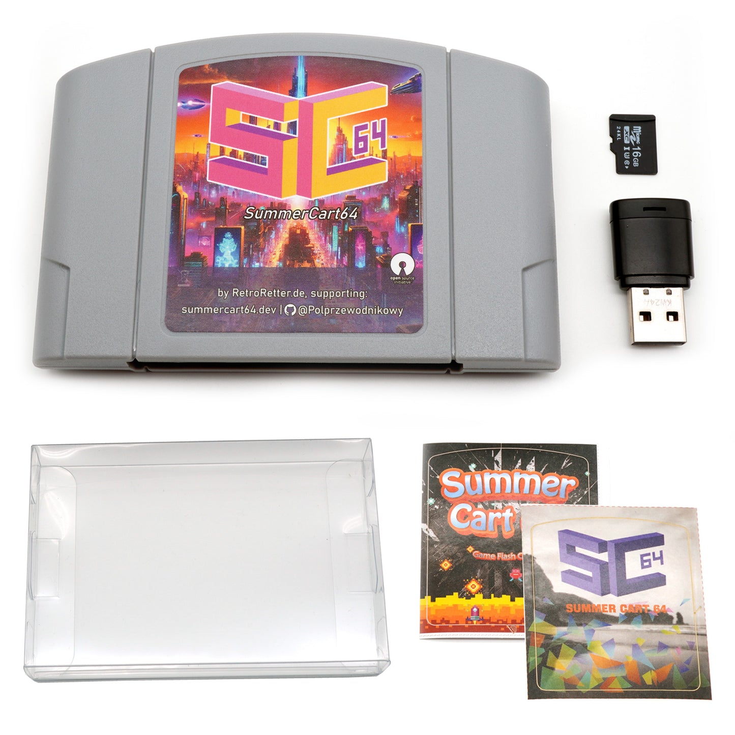 SummerCart64 V2.1 Spiele Flashcart für Nintendo 64