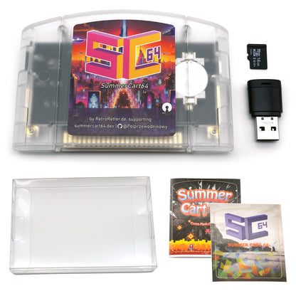 SummerCart64 V2.1 Spiele Flashcart für Nintendo 64