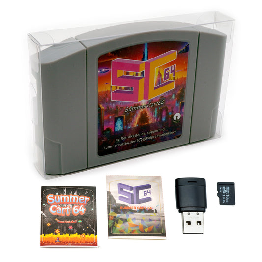 SummerCart64 V2.1 Spiele Flashcart für Nintendo 64