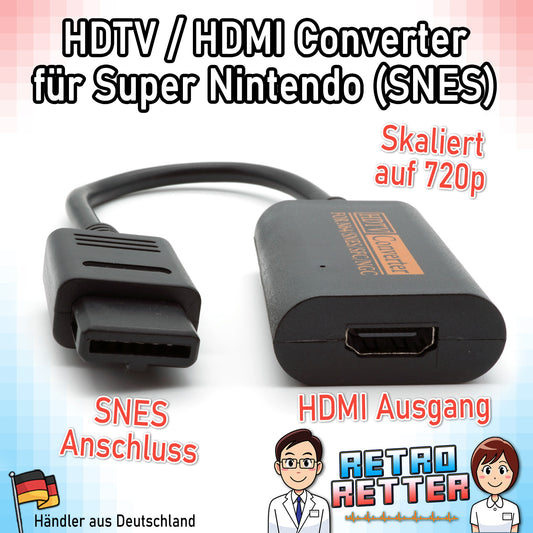 Premium HDMI HD Converter für - Nintendo SNES -