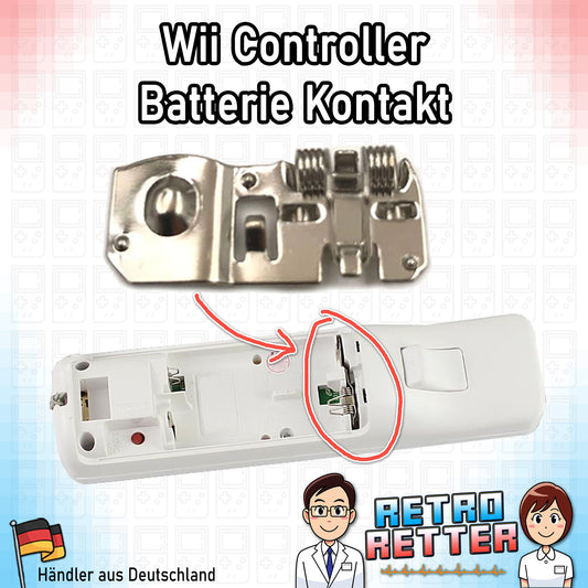 Wii Controller Batteriekontakt-Feder