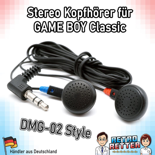 Kopfhörer für GAME BOY Classic - im Style eines DMG-02 -