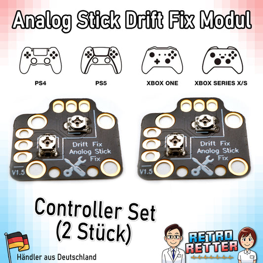 2x Stick Drift Fix Modul - PS4 | PS5 | Xbox One | Xbox Series X/S -