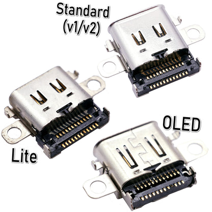 USB-C Ports für Nintendo Switch Konsolen (V1/V2/Lite/OLED)